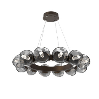 Luna LED Chandelier in Flat Bronze (404|CHB0095-36-FB-GS-CA1-L3)