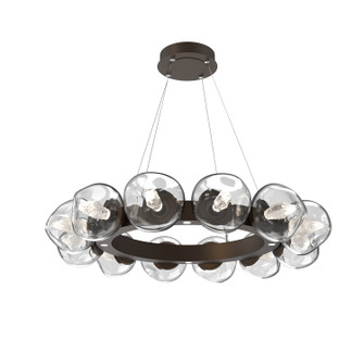 Luna LED Chandelier in Flat Bronze (404|CHB0095-36-FB-GC-CA1-L3)