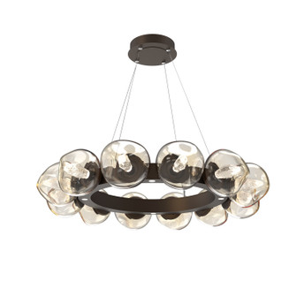 Luna LED Chandelier in Flat Bronze (404|CHB0095-36-FB-GA-CA1-L3)