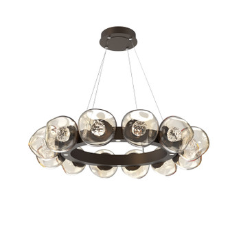 Luna LED Chandelier in Flat Bronze (404|CHB0095-36-FB-FA-CA1-L3)