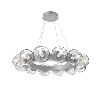 Luna LED Chandelier in Classic Silver (404|CHB0095-36-CS-GC-CA1-L3)