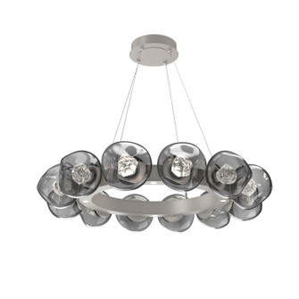 Luna LED Chandelier in Beige Silver (404|CHB0095-36-BS-ZS-CA1-L3)