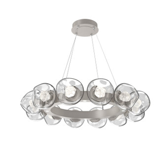 Luna LED Chandelier in Beige Silver (404|CHB0095-36-BS-ZC-CA1-L3)