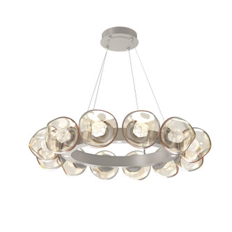 Luna LED Chandelier in Beige Silver (404|CHB0095-36-BS-ZA-CA1-L1)