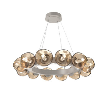 Luna LED Chandelier in Beige Silver (404|CHB0095-36-BS-GB-CA1-L1)