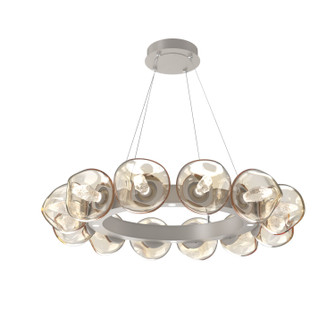 Luna LED Chandelier in Beige Silver (404|CHB0095-36-BS-GA-CA1-L3)