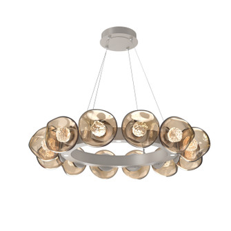 Luna LED Chandelier in Beige Silver (404|CHB0095-36-BS-FB-CA1-L1)