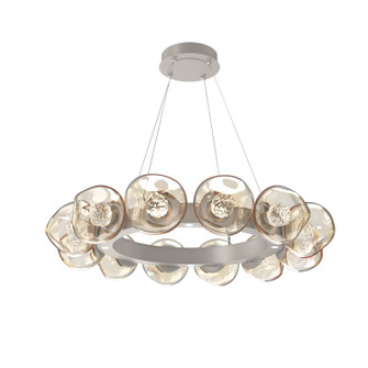 Luna LED Chandelier in Beige Silver (404|CHB0095-36-BS-FA-CA1-L3)