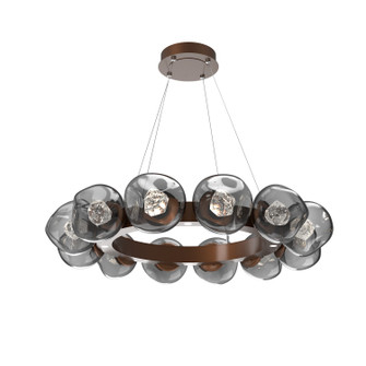 Luna LED Chandelier in Burnished Bronze (404|CHB0095-36-BB-ZS-CA1-L3)