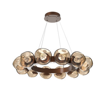 Luna LED Chandelier in Burnished Bronze (404|CHB0095-36-BB-ZB-CA1-L1)