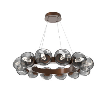 Luna LED Chandelier in Burnished Bronze (404|CHB0095-36-BB-GS-CA1-L3)