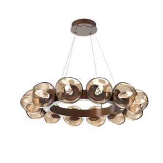 Luna LED Chandelier in Burnished Bronze (404|CHB0095-36-BB-GB-CA1-L1)