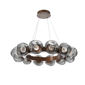 Luna LED Chandelier in Burnished Bronze (404|CHB0095-36-BB-FS-CA1-L3)