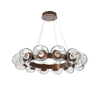 Luna LED Chandelier in Burnished Bronze (404|CHB0095-36-BB-FC-CA1-L1)