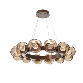 Luna LED Chandelier in Burnished Bronze (404|CHB0095-36-BB-FB-CA1-L3)