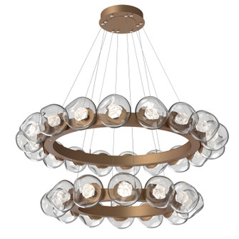 Luna LED Chandelier in Novel Brass (404|CHB0095-2T-NB-ZC-CA1-L1)