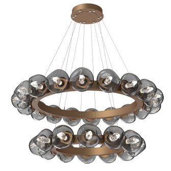 Luna LED Chandelier in Novel Brass (404|CHB0095-2T-NB-GS-CA1-L1)