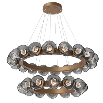 Luna LED Chandelier in Novel Brass (404|CHB0095-2T-NB-FS-CA1-L3)