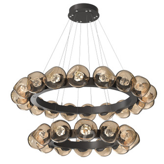 Luna LED Chandelier in Graphite (404|CHB0095-2T-GP-ZB-CA1-L1)