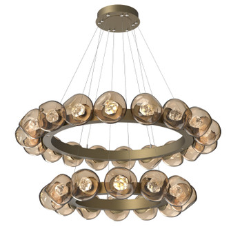 Luna LED Chandelier in Gilded Brass (404|CHB0095-2T-GB-ZB-CA1-L3)