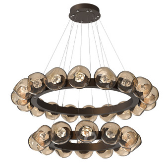 Luna LED Chandelier in Flat Bronze (404|CHB0095-2T-FB-ZB-CA1-L3)