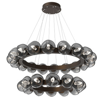 Luna LED Chandelier in Flat Bronze (404|CHB0095-2T-FB-GS-CA1-L3)