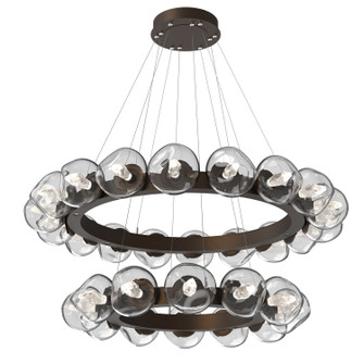 Luna LED Chandelier in Flat Bronze (404|CHB0095-2T-FB-GC-CA1-L3)