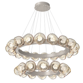 Luna LED Chandelier in Beige Silver (404|CHB0095-2T-BS-ZA-CA1-L3)