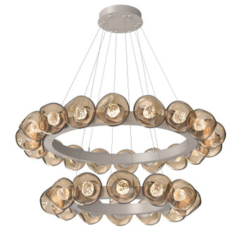 Luna LED Chandelier in Beige Silver (404|CHB0095-2T-BS-FB-CA1-L1)