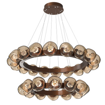 Luna LED Chandelier in Burnished Bronze (404|CHB0095-2T-BB-ZB-CA1-L3)