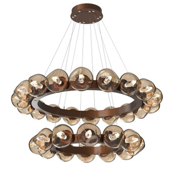 Luna LED Chandelier in Burnished Bronze (404|CHB0095-2T-BB-GB-CA1-L3)