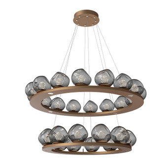 Luna LED Chandelier in Novel Brass (404|CHB0095-2B-NB-ZS-CA1-L1)