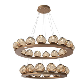 Luna LED Chandelier in Novel Brass (404|CHB0095-2B-NB-GB-CA1-L1)