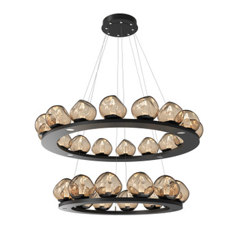 Luna LED Chandelier in Matte Black (404|CHB0095-2B-MB-GB-CA1-L3)