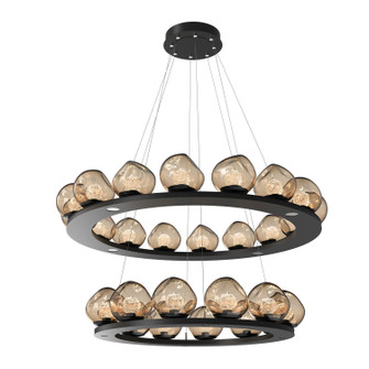 Luna LED Chandelier in Matte Black (404|CHB0095-2B-MB-FB-CA1-L3)