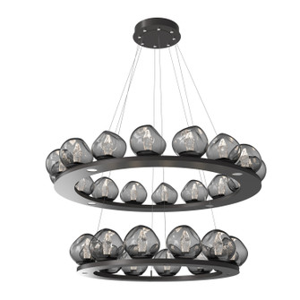 Luna LED Chandelier in Graphite (404|CHB0095-2B-GP-GS-CA1-L3)