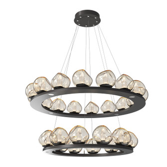 Luna LED Chandelier in Graphite (404|CHB0095-2B-GP-GA-CA1-L3)