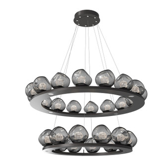 Luna LED Chandelier in Graphite (404|CHB0095-2B-GP-FS-CA1-L3)