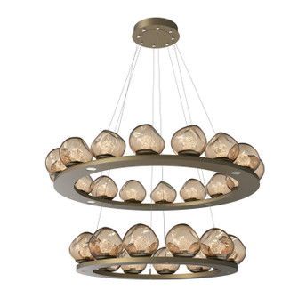 Luna LED Chandelier in Gilded Brass (404|CHB0095-2B-GB-ZB-CA1-L1)