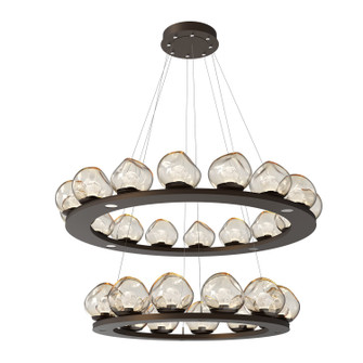 Luna LED Chandelier in Flat Bronze (404|CHB0095-2B-FB-ZA-CA1-L3)