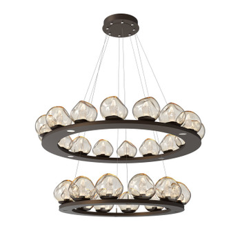 Luna LED Chandelier in Flat Bronze (404|CHB0095-2B-FB-GA-CA1-L3)