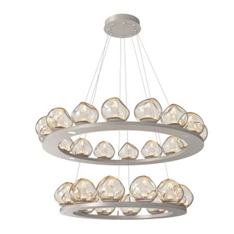 Luna LED Chandelier in Beige Silver (404|CHB0095-2B-BS-GA-CA1-L3)