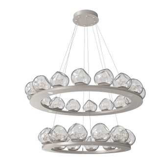 Luna LED Chandelier in Beige Silver (404|CHB0095-2B-BS-FC-CA1-L3)