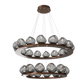 Luna LED Chandelier in Burnished Bronze (404|CHB0095-2B-BB-GS-CA1-L3)