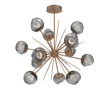 Luna LED Chandelier in Novel Brass (404|CHB0095-0H-NB-ZS-001-L3)