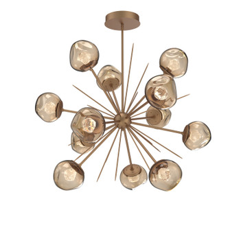 Luna LED Chandelier in Novel Brass (404|CHB0095-0H-NB-ZB-001-L3)