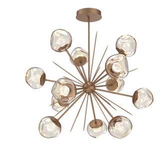 Luna LED Chandelier in Novel Brass (404|CHB0095-0H-NB-ZA-001-L1)