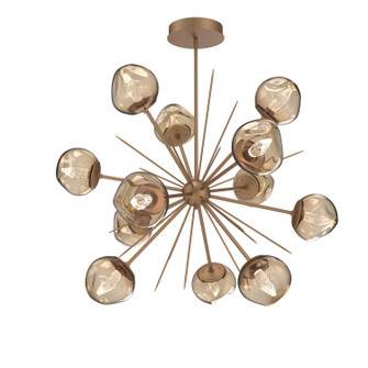 Luna LED Chandelier in Novel Brass (404|CHB0095-0H-NB-GB-001-L3)