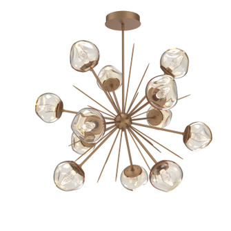 Luna LED Chandelier in Novel Brass (404|CHB0095-0H-NB-GA-001-L3)