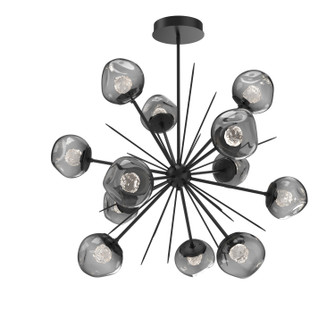 Luna LED Chandelier in Matte Black (404|CHB0095-0H-MB-FS-001-L3)